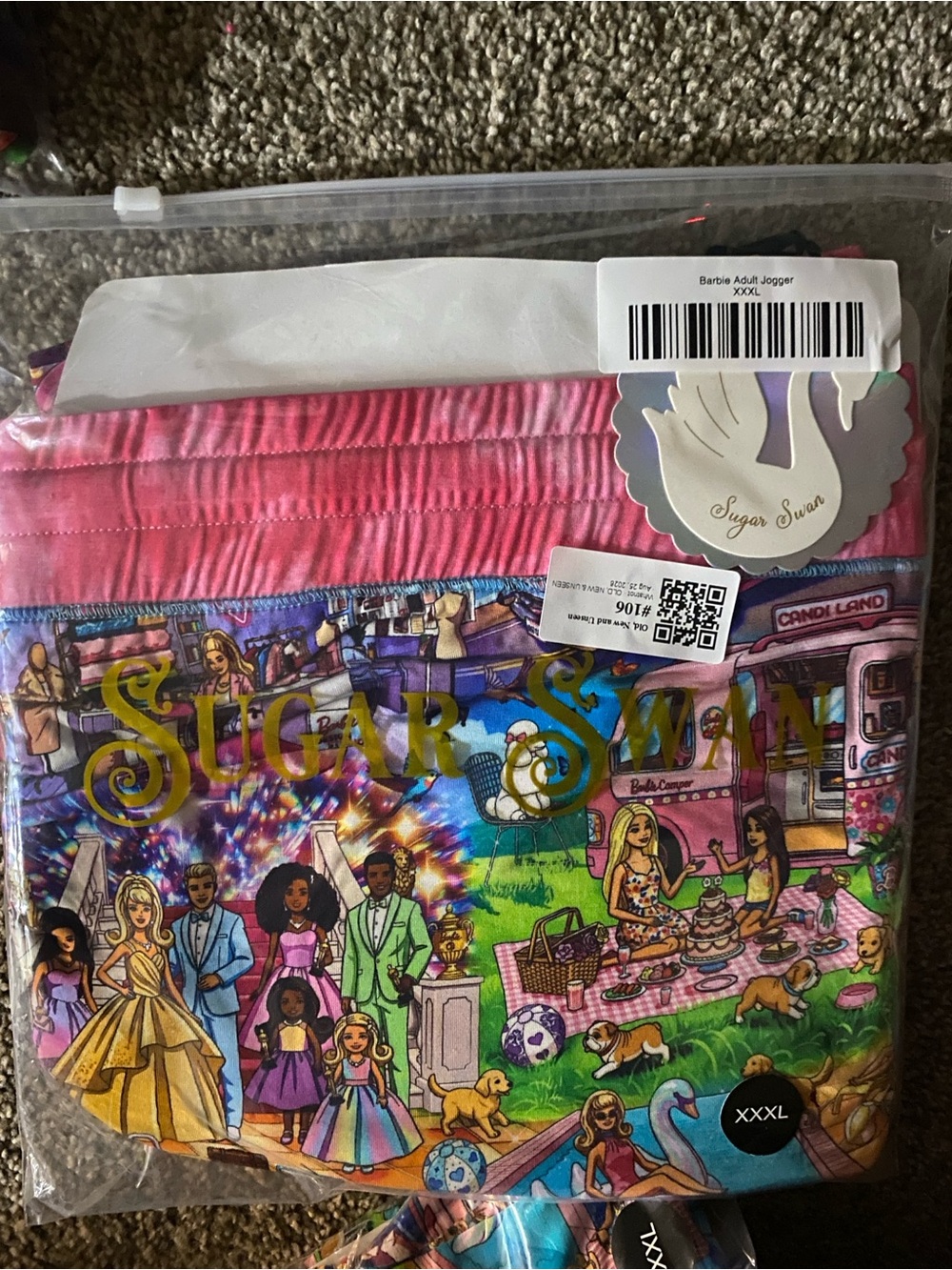 Sugar Swan 3xl Barbie bamboo joggers NWT
